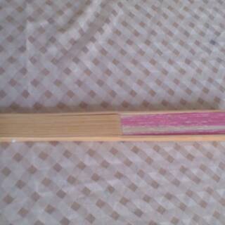 新品　桜　扇子　レディース　さくら　浴衣　着物　和風小物　ピンク　花吹雪　竹骨の画像