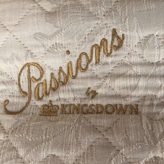 【関東限定】送料込み 横幅150×奥行200×高さ40 キングスダウンkingsdown Passions★ワイドダブルベッドの画像