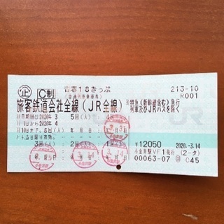 青春18きっぷ　1回券