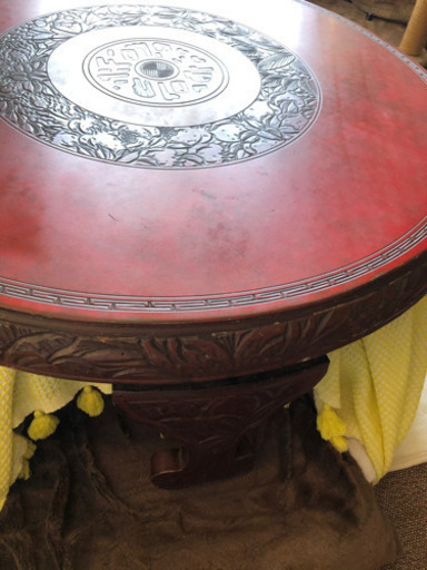 アンティーク　丸テーブル