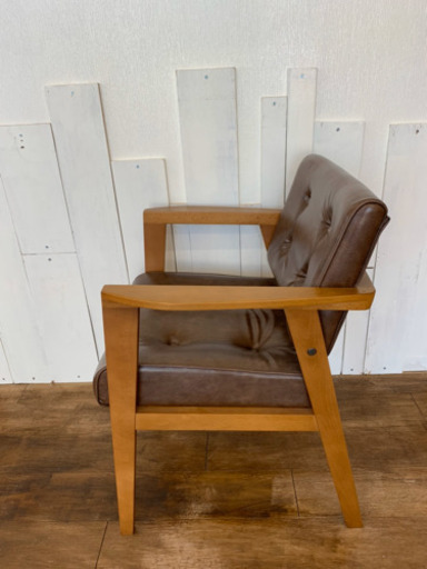 【値下げ】北欧アンティーク1人掛けソファー