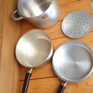 超お得！プロ仕様 鍋＆グリルパン 4点セット newPiccad...