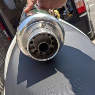 シグナスX　NHRCステンレスマフラー　2型台湾仕様にて使用の画像