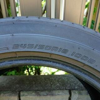 【再値下げしました】　タイヤ 4本セット　 ダンロップ　中古　 美品 の画像