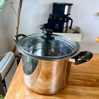 パスタ鍋(ステンレス製)の画像