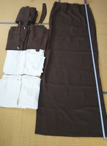 無印良品カーテン4枚組(レースカーテン付)