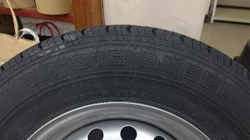 スチールホイール付タイヤ４本セット