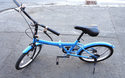 折りたたみ自転車 クリアランス 20インチ Ville FDB-201 変速機なし 鍵