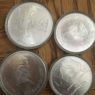 【再値下げ】古銭+カナダ五輪記念メダルセット