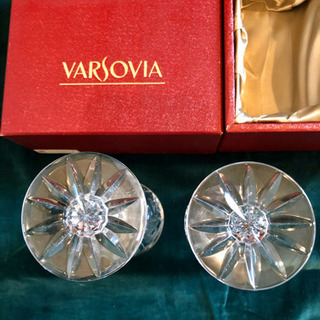 VARSOVIAクリスタル　ペアワイングラスの画像