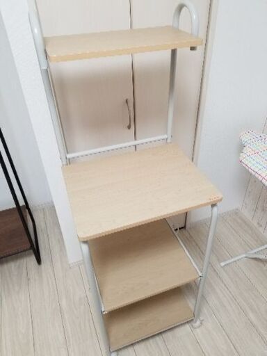 キッチン用ラック　コンセント付き