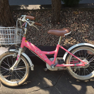 自転車 16インチ ピンク 「受付終了」