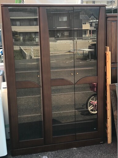 上品な 書棚★本棚★ブックキャビネット★KOKUSAI【中古品】