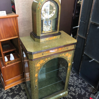 置時計 象嵌 イタリア製 飾棚