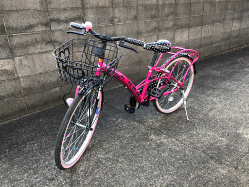 女の子　22インチ自転車