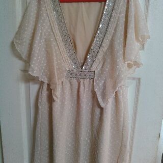 MERCURY DUO  バタフライスリーブチュニック