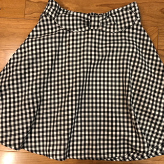 ギンガムチェックスカート (ミニスカート)