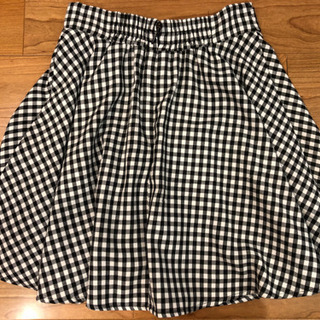 ギンガムチェックスカート (ミニスカート)の画像