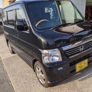 バモス　黒　オートマ　車検2年付
