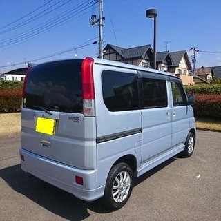 【成約済み】綺麗なバモス 4WD 楽々オートマ/PS/PW 車検2年付 純正エアロ/内外装キレイ/外AWの画像