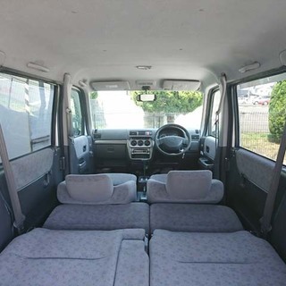 【成約済み】綺麗なバモス 4WD 楽々オートマ/PS/PW 車検2年付 純正エアロ/内外装キレイ/外AWの画像