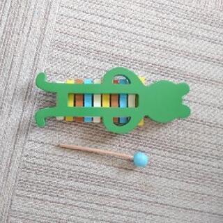 おもちゃ木琴（かえる）の画像