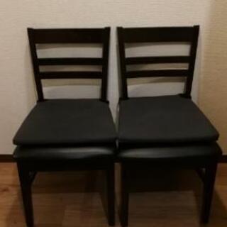 ダイニングチェア　2脚の画像