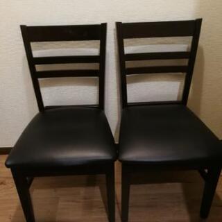 ダイニングチェア　2脚の画像