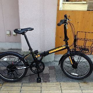 HUMMER 20吋折り畳み自転車 7speed/ブラック