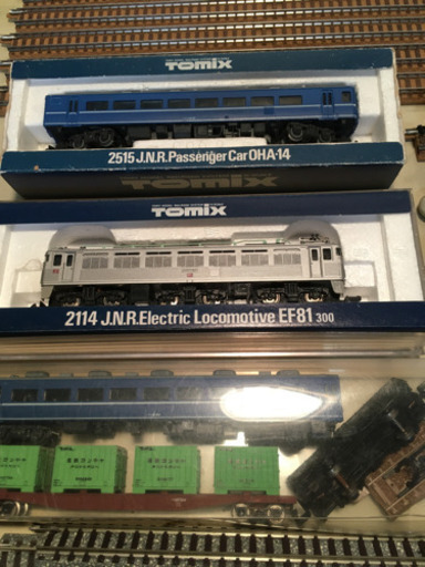TOMIX NゲージEF81  300形 他数台 レール多数付き