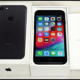 中古 au iPhone7 128GB ブラック MNCK2J/A 〇判定 中古本体 バッテリー状態79%