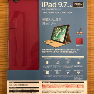 新品　iPad  9.7インチ フラップカバー ソフトレザー (ピンク)　TB-A18RWVFUPNの画像