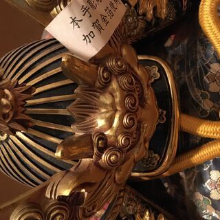 五月兜 甲冑師 瑞鳥作 牡丹獅子 出世獅子兜