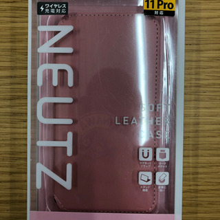 【新品】iPhone 11 Pro ソフトレザー 磁石付 カバー...