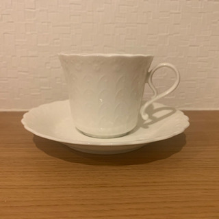 ナルミ　ボーンチャイナ　シルキーホワイト　6客セット