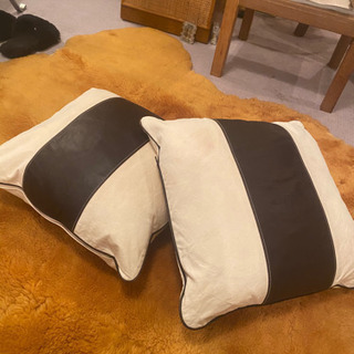 coach 本革　クッション　セット　