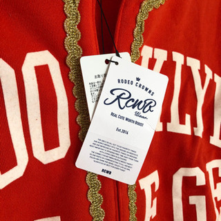 ロデオクラウンズ  トレーナー生地カーディガンの画像