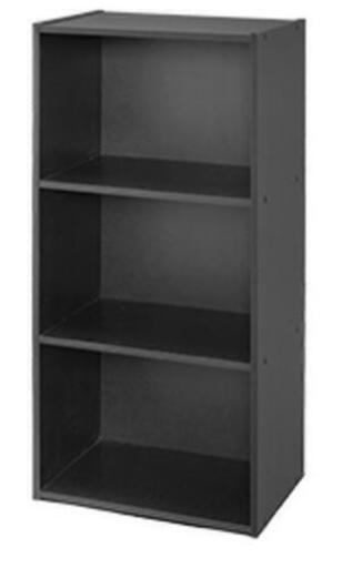 値下げ☆３段カラーボックスBK２個（新品未組立）アイリスオーヤマ