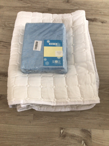 新品未使用＊ベッドパッドと冷感タオルケット