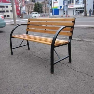 南12条店 ベンチ 幅123cm 3人掛け ガーデンベンチ 屋外...