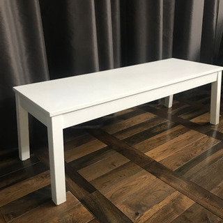 IKEA★ローテーブル ベンチ★ホワイト白