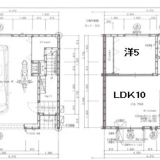 車好き、バイク好きの為のガレージハウス　掛川市和光１ＬＤＫ+ガレージ - 掛川市