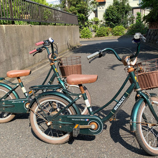 ルノー　16インチ　自転車　二台