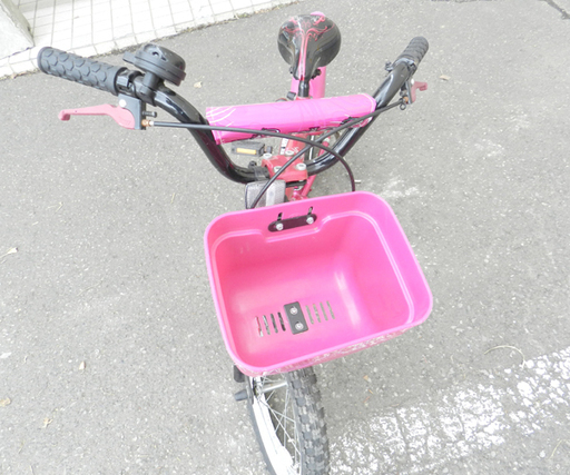 子供用自転車 18インチ ピンク 女の子用 子ども キッズ カゴ付き ☆ PayPay(ペイペイ)決済可能 ☆ 札幌市 北区 屯田