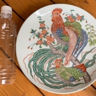 希少！美品　干支　酉　絵皿　有田 秀峰　雄鶏　色彩豊か　鮮やか　優美