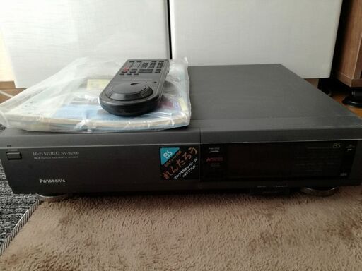 VHSビデオデッキ パナソニック Hi-Fi STEREO NV-BS500