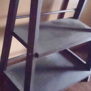木製シェルフ 斜め四段（棚）の画像
