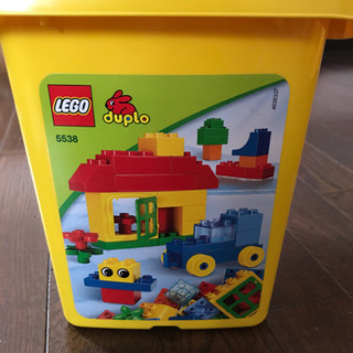 LEGO duplo 黄色いバケツ　2〜5才向けの画像