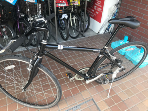 700c クロスバイク　ブラック