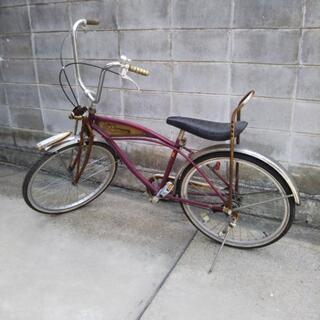 大掃除中　ハーレー26インチ自転車